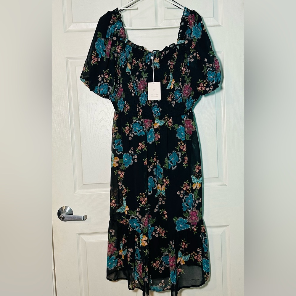 NWT midi length Lauren Conrad dress